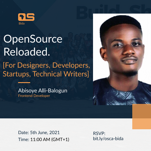 oscabida's tweet photo. Abisoye is a front-end developer passionate about helping people understand products by creating user interfaces, and making accessible web applications. He loves building open and inclusive communities, he does this through the Open Source community, Africa https://t.co/RmJU2pTlLu
