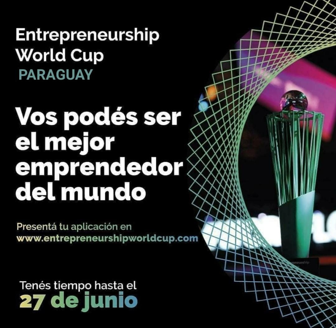 GENParaguay's tweet photo. Compite para conseguir uno de esos premios que te pueden cambiar tu vida
#EWC2021Py #EWC
https://t.co/GOkaDVgtth
Inscripciones hasta 27 de junio https://t.co/LRo7kntoCu