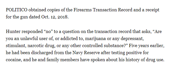 TomCottonAR's tweet image. Biden's gun-grabbing nominee for the ATF, David Chipman, said that "people who lie to try to purchase a gun commit a serious federal felony." 

Does this apply to Hunter Biden? 

Or does Chipman give a pass to powerful Democrats?