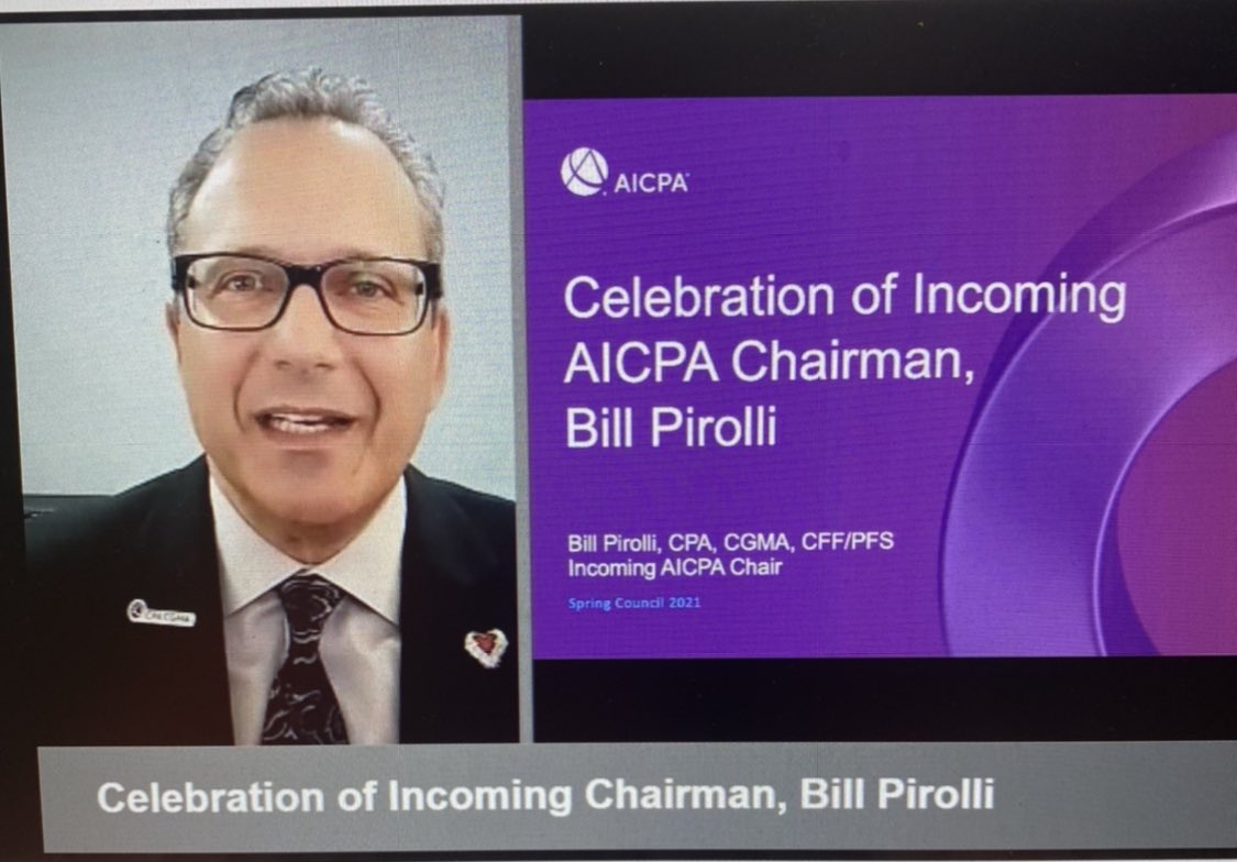 Celebration of the #AICPA Incoming Chairman, @BillPirolli. Congratulations Bill! @ConnecticutCPAs