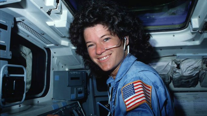 Happy birthday Sally Ride, the first American woman in space.      