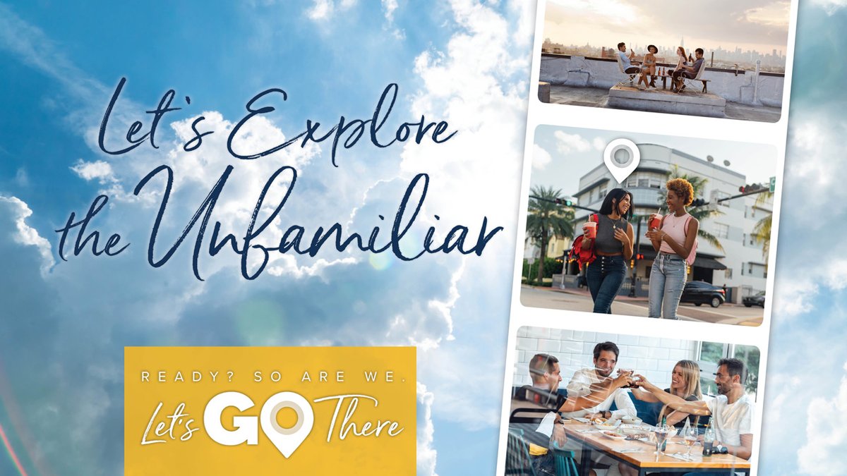 Let’s discover a new place to become inspired. #LetsGoThere