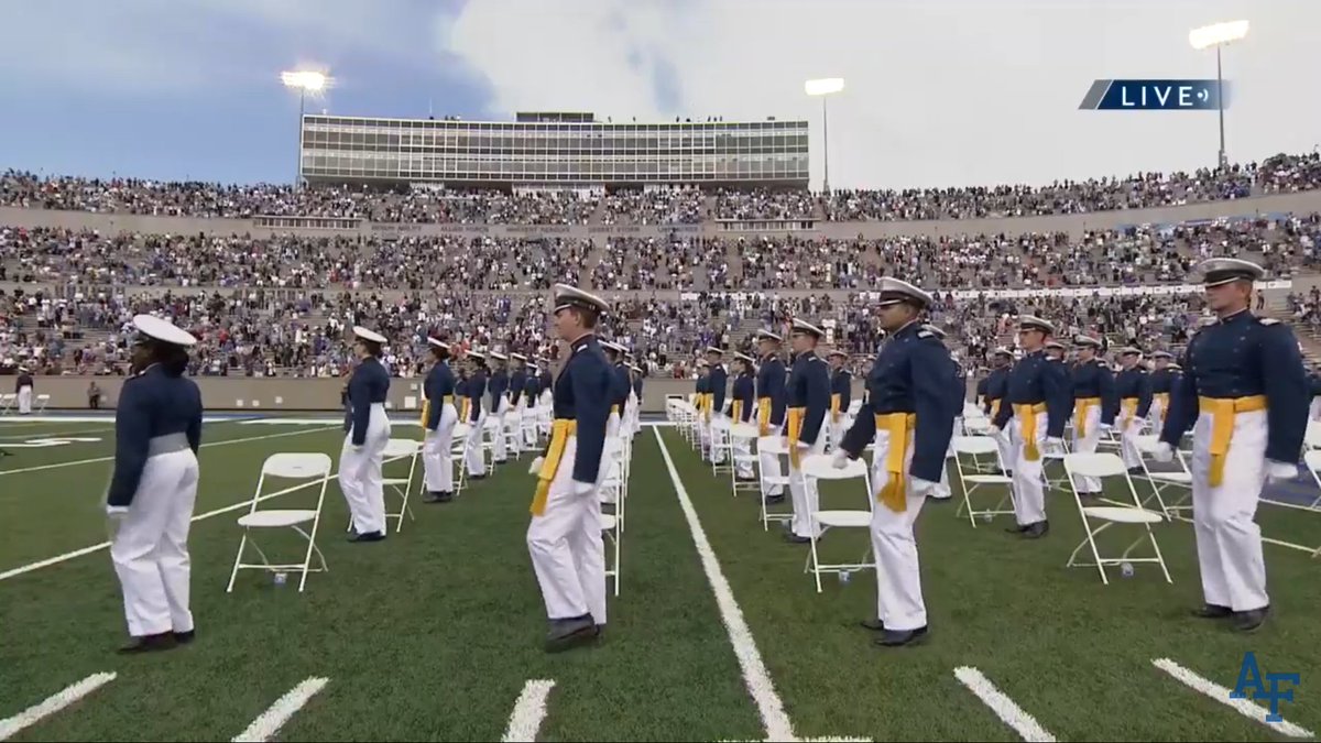 米空軍士官学校卒業式 USAFA CLASS OF 2021 GRADUATION LIVE