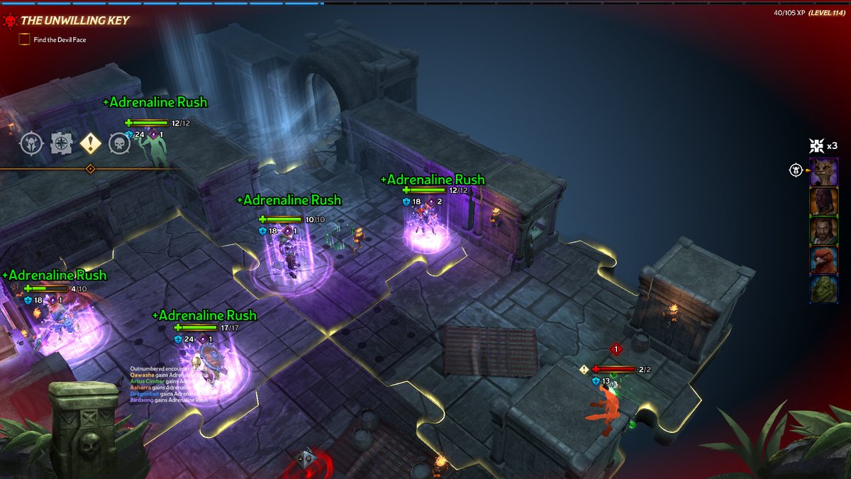 TalesCandlekeep's tweet photo. With Adrenaline Rush, all the stats of a hero are boosted for a number of turns, depending on the amount of adrenaline available! 💯

👉 Dare to enter the tomb today: https://t.co/GJOtZQrnou
#DnD #TombofAnnihilation #DungeonsandDragons https://t.co/EpYLtcEbc0