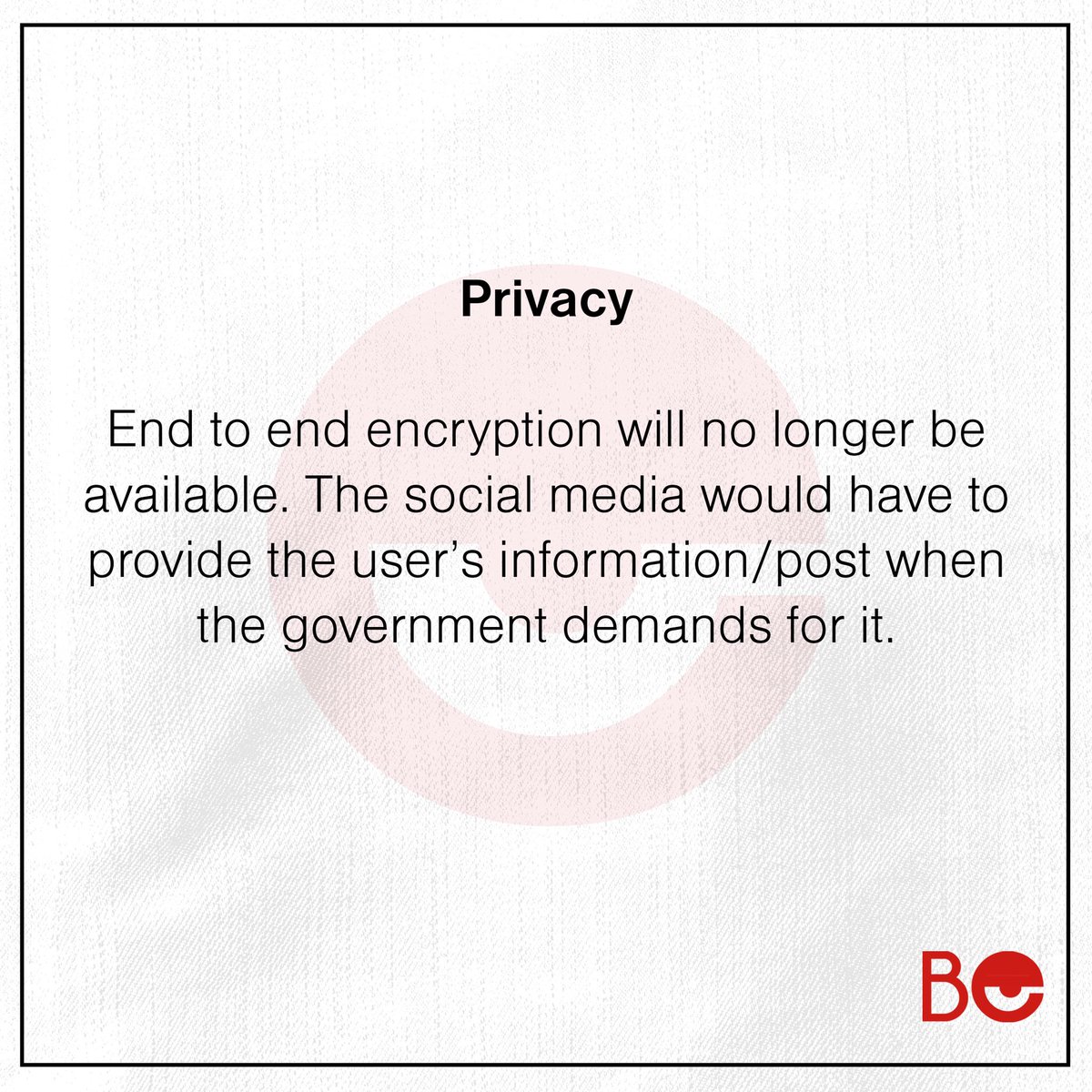 Bullaeyeoffl's tweet photo. Will we end up using indian version of social media, Just like China does?

#bullseyedaily #instagram #facebook #twitter #whatsapp #india #itlaw #new #rules #indian #politics https://t.co/mcUhX32m0z