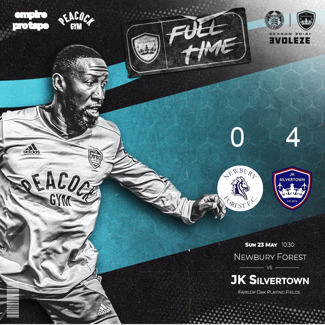 4-0 win in our last game of the season v Newbury Forest on Sunday 

<a href="/Wrighty1014/">CHRIS WRIGHT</a> ⚽️⚽️ Harry Coker ⚽️ and LJ ⚽️ with the goals

Good luck in rest of your games Newbury, Great lads and top manager 👍🏻