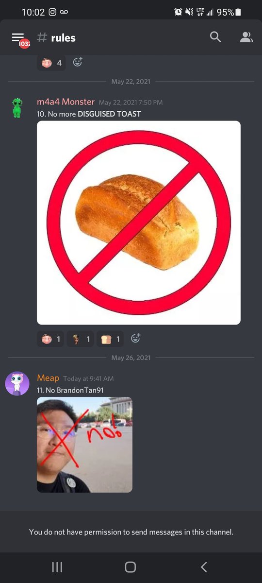 SLusheeta's tweet photo. Some major bullshit in this discord server #Disguisedtoast #brandontan91 https://t.co/WBTN7sEMQD