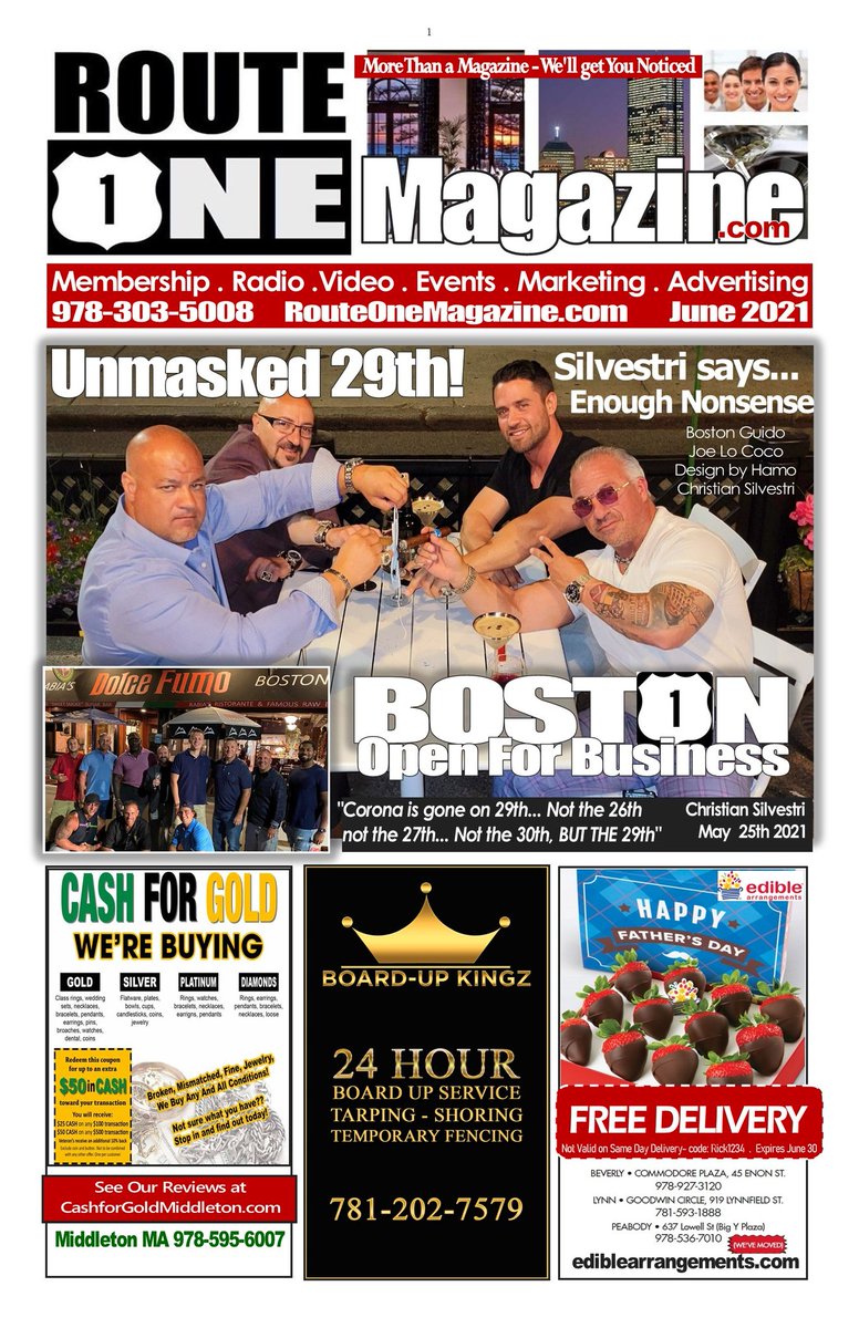Route1BNG's tweet photo. Dolce Fumo's Christian Silvestri had to be the June cover... Many of us watched his videos over this last year. Other than me, I think he might be the happiest person to be done with masks and get commerce rolling again. 

Paper out this week.
https://t.co/Fwv8D5yQab https://t.co/KZ8Xf1ABvN