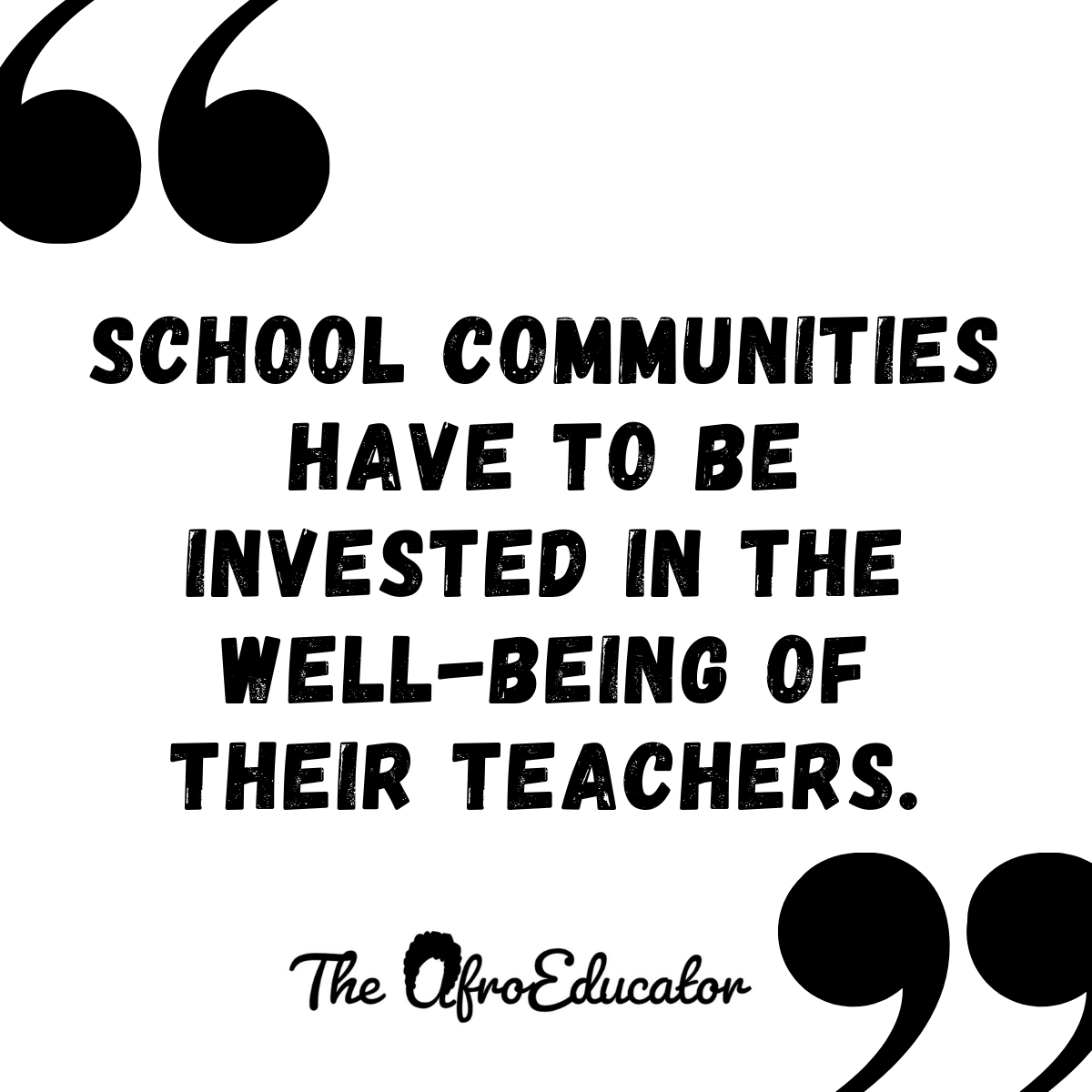 burnedinteacher's tweet photo. It's difficult for teachers to make their well-being a priority when the environment that they're in doesn't make it a priority.
Go to https://t.co/aRogUYVTgl
@theafroeducator #edchat #teacherwellness #education #standwitheducators https://t.co/nqK30kxhYW