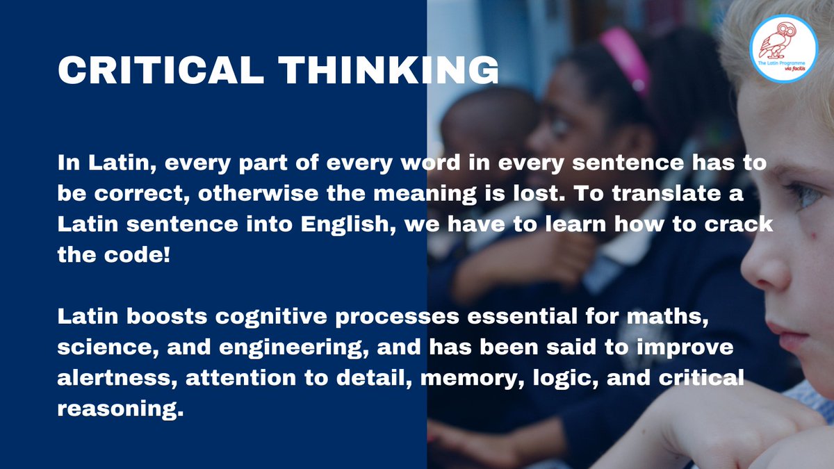 LatinProgramme's tweet photo. It's a question Latin teachers everywhere know well... 

'Why study Latin?'

Here are a few reasons we feel are pretty compelling...

https://t.co/R2qdH97krn https://t.co/MVBoCY47TU