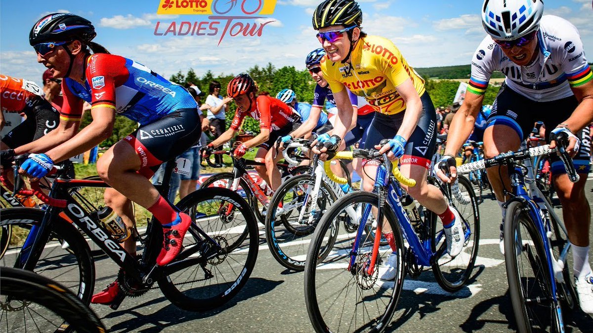 📯🚲 Ab 19:15 Uhr (MESZ) kann die Zusammenfassung der 2. Etappe der #ThüringenRundfahrt der Frauen, die um Gera, Thüringen führt, betrachtet werden.

📡 Schaltet hier in den #Livestream ein ➡
whatislive.de/events/zusamme…

#Etappe2 #RadRennen #LadiesTour