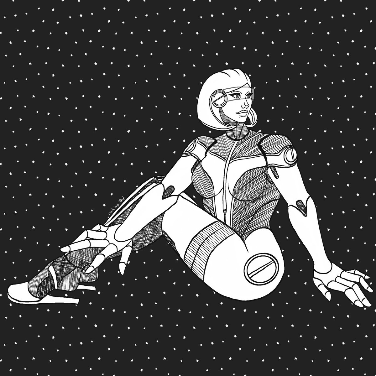 artresol's tweet photo. #maythology day 26 - robot #MassEffect #MassEffectLegendaryEdition #MassEffectEDI https://t.co/BER2fmHYOs