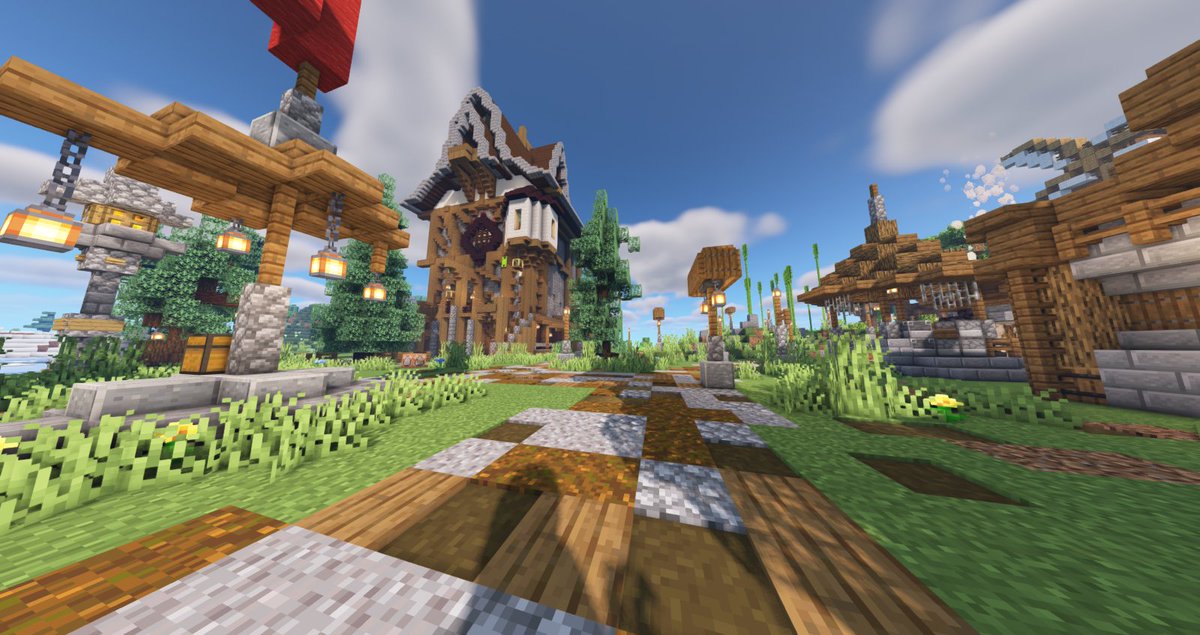 Prophet368's tweet photo. Mappa personalizzata - Steampunk #medieval #steampunk #Minecraft #nature https://t.co/xn1QSKcRwy