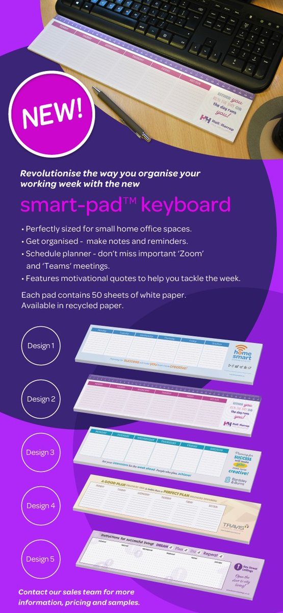 New format pad, ideal for small home office spaces - contact us for price guide &amp; samples 
 #homeoffice #workfromhome #planner