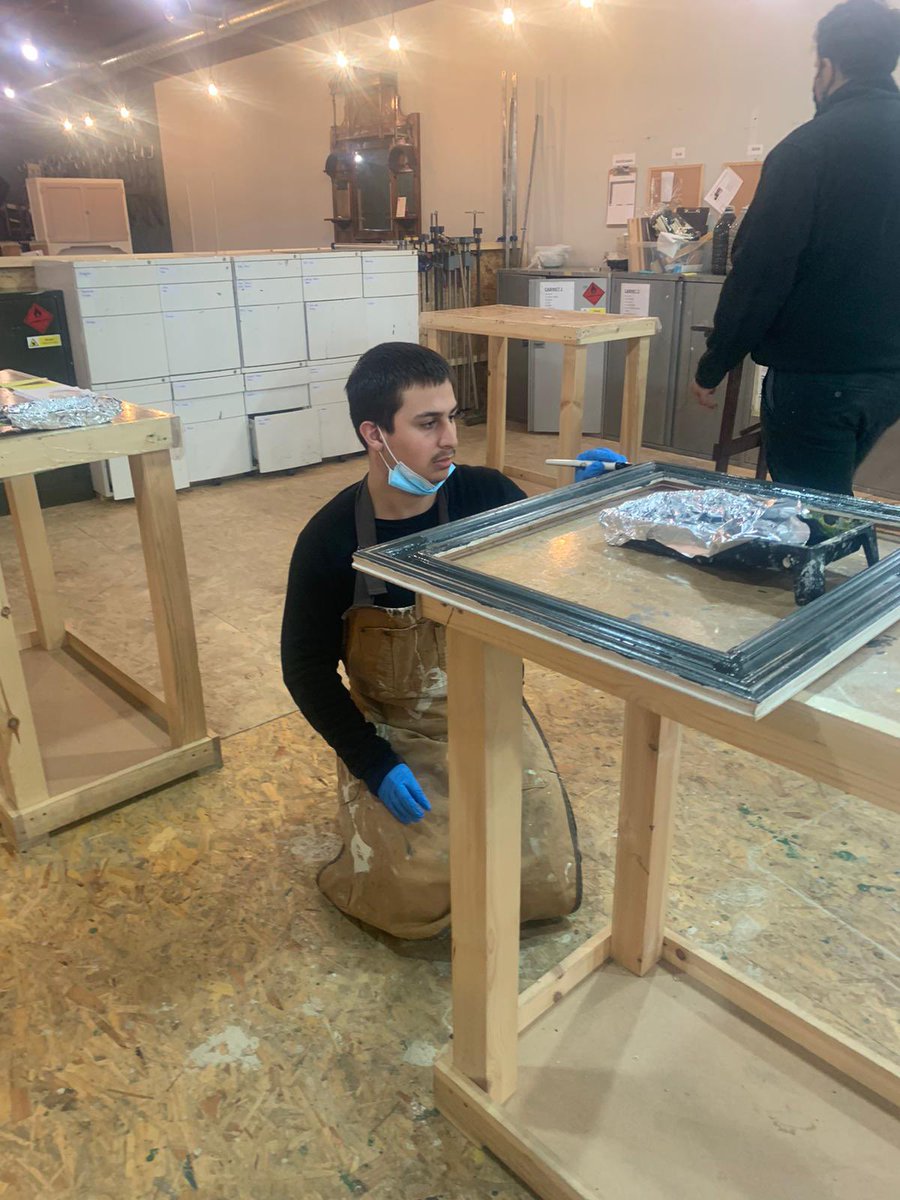 Queensmillscho1's tweet photo. Our Post-16 students loved the first session of their work experience placement at @petitmiracles workshop - let the upcycling begin! @West12Shopping https://t.co/anvobuJaOT