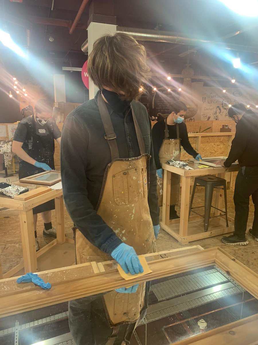 Queensmillscho1's tweet photo. Our Post-16 students loved the first session of their work experience placement at @petitmiracles workshop - let the upcycling begin! @West12Shopping https://t.co/anvobuJaOT