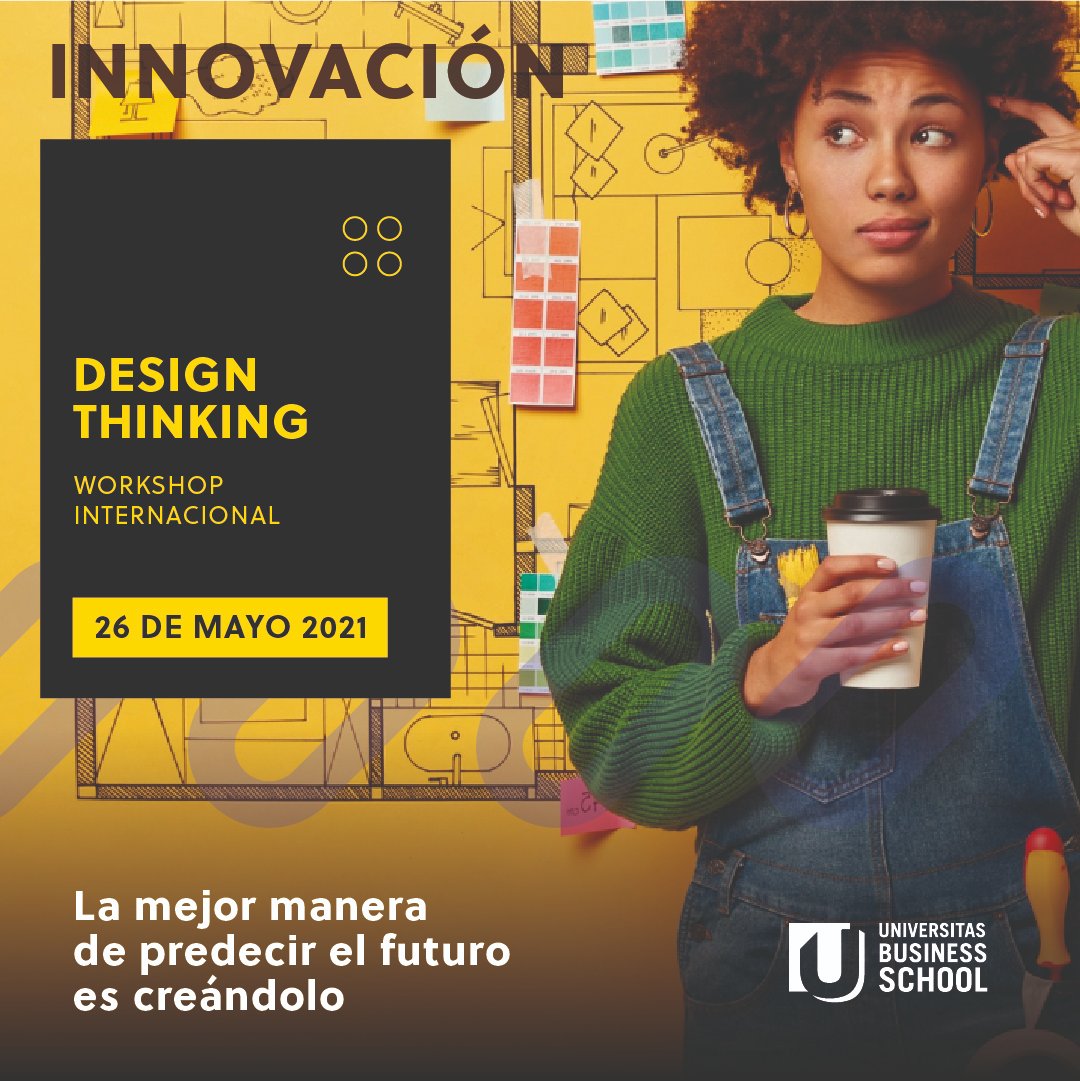 HOY 26 DE MAYO WORKSHOP INTERNACIONAL DESIGN THINKING 💡
Regístrate a través del siguiente link ➡️ bit.ly/3oxmOrP
🕒19 hs Argentina (horarios Latinoamérica en el enlace)
¡Esperamos su participación!