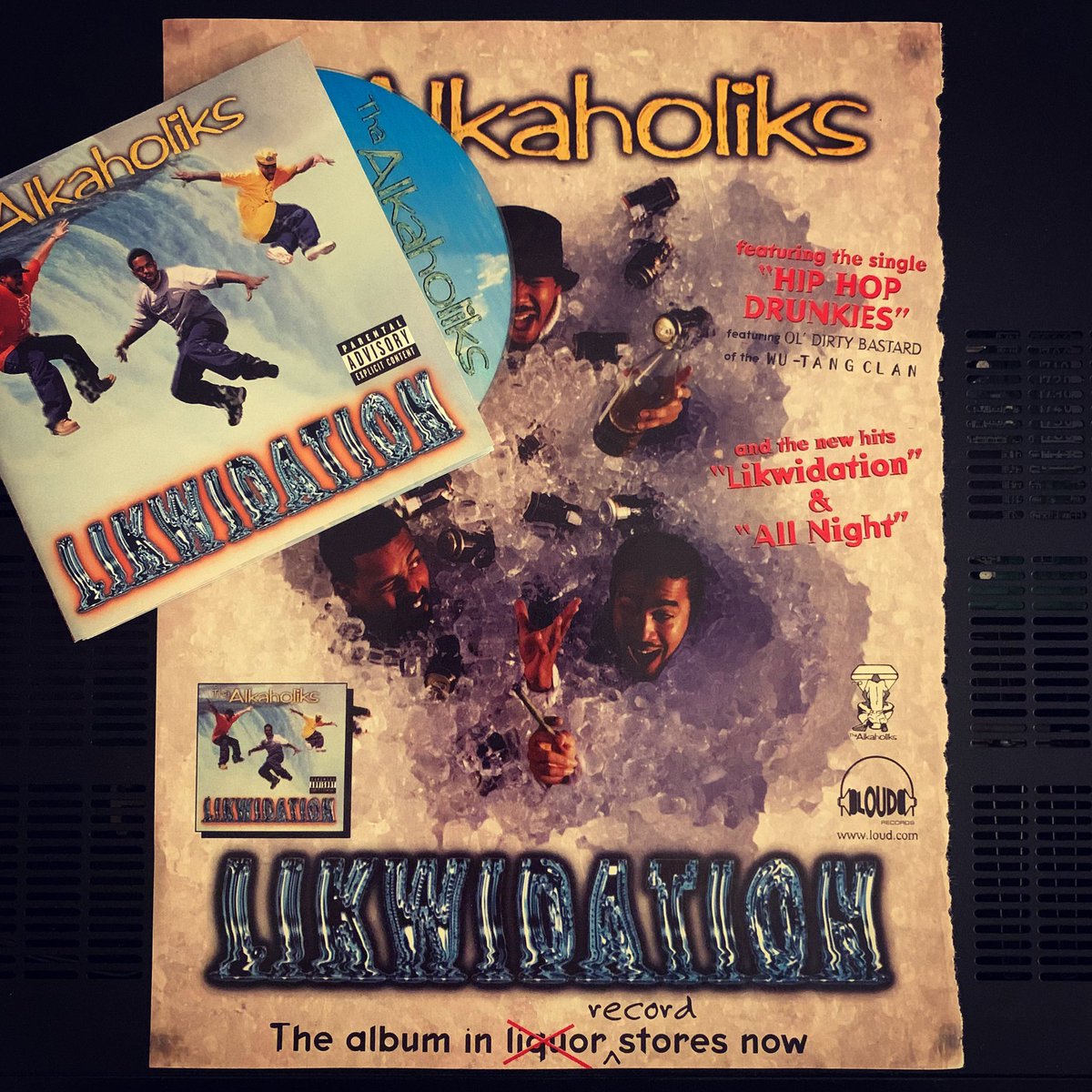hiphopgods's tweet photo. Tha Alkaholiks - Likwidation 
#likwidation #captainhook #toredown #offthewall #killinit #feelthereal #hiphopdrunkies #ripodb #awwshit #keepitpourin #likwit #ridas #funnystyle #allnight #passout #rockinwiththebest #contentsunderpressure #makeroom #loud #records #hiphopgods https://t.co/brpdkhTPpU