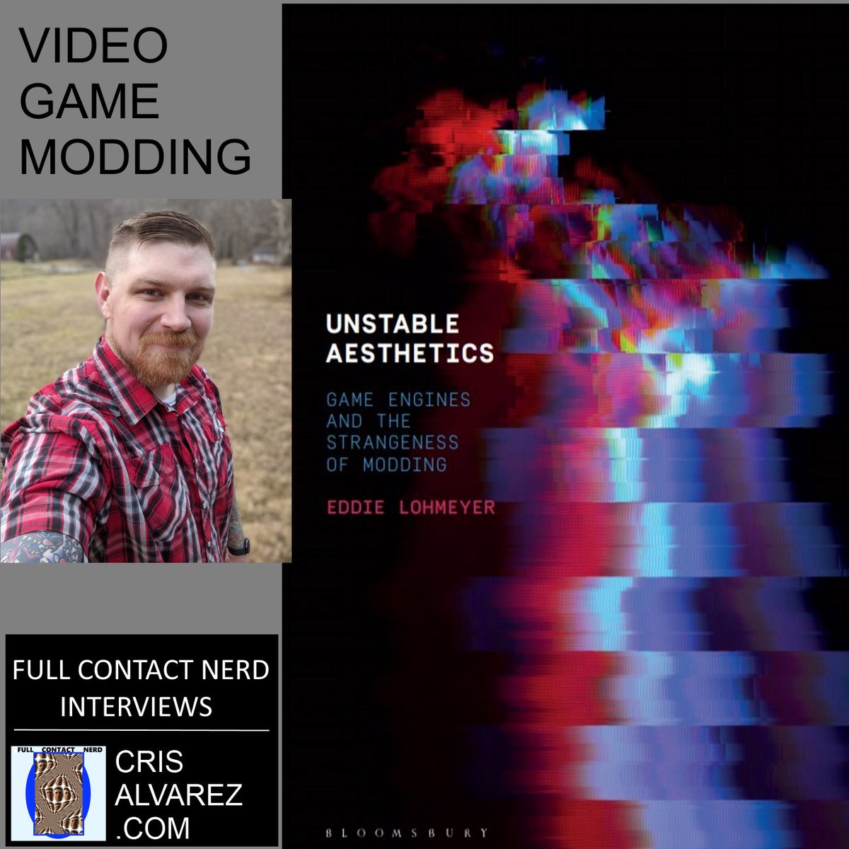 CrisAlvarezFCN's tweet photo. Would you like to know more about art based on modding video games? I spoke with artist and academic Eddie Lohmeyer about the topic and you can see the video here https://t.co/knxtplerlq @eLO5077 #gameart https://t.co/NCSruLbYA7