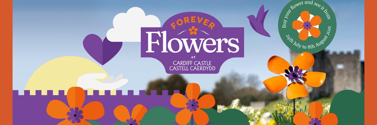 CityHospice's tweet photo. Your #foreverflower will be part of a striking display in the grounds of @cardiff_castle between 24th July- 8th Aug before being yours to keep as a lasting tribute to someone you love๐ธ๐งก๐
You can buy now
https://t.co/4MuWJyxJnZ
Kindly sponsored by @brewindolphin Dolphin https://t.co/bKvXVkrbBC