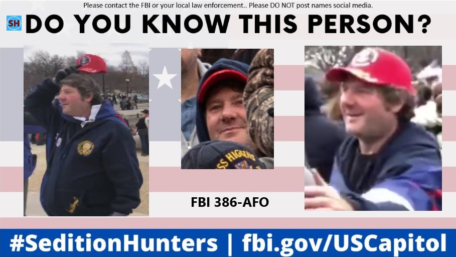 New images! New addition to FBI wanted list! Please share across all platforms. Do you Know this person?? Please contact the FBI with 386-AFO do not post names on social media #CapitolRiots