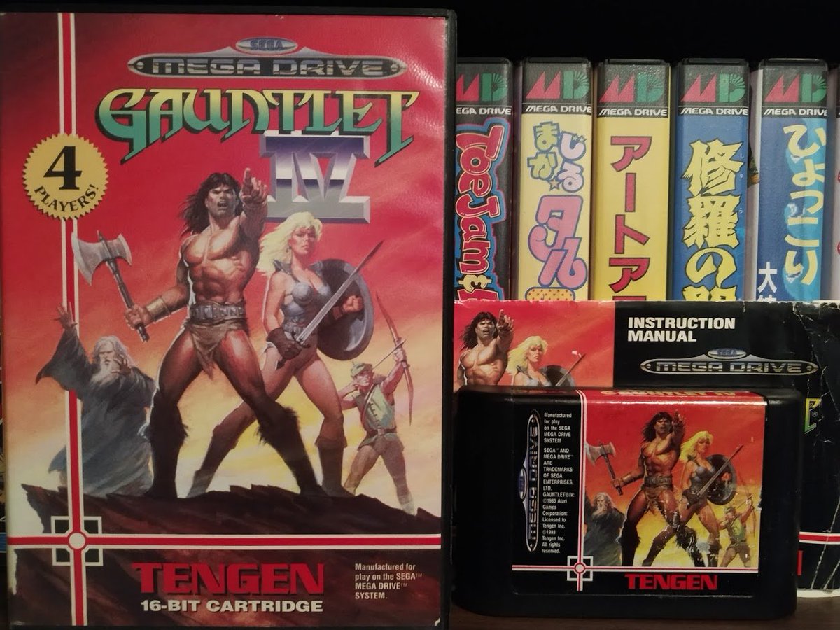 BimboFortuna's tweet photo. What´s special about Gauntlet IV on #MegaDrive? Well, apart from being the first title made by @M2_game and @hor11, it´s also an absolutely amazing port that goes above and beyond in terms of features and game modes - and has a great score by @HitoshiSakimoto. #MegaDriveMay https://t.co/wDcAJlpaIt