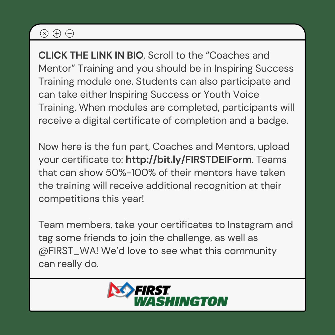 FIRST Washington tweet media