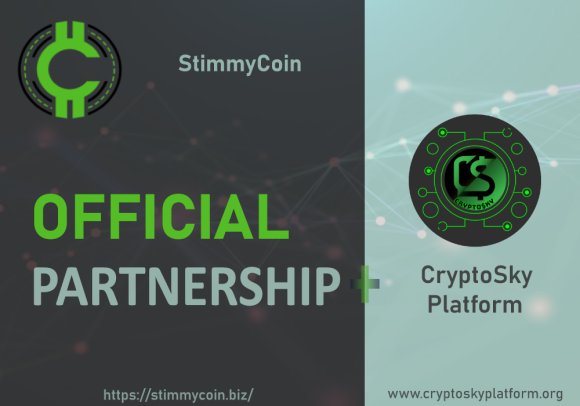 CryptoSky's tweet photo. We are happy to announce the new partnership with "Stimmycoin" Take some time &amp; review their project 👇
https://t.co/9yz6Jbwl6W https://t.co/FLfgnyS4Il
