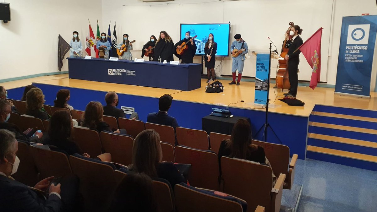 coesao_pt's tweet photo. Na Tomada de Posse do Diretor da #ESECS do Instituto Politécnico de Leiria, a Ministra da @coesao_pt felicitou o Professor Pedro Morouço pelas novas funções e fez votos de que todo o #IPLeiria continue a ser exemplo de uma instituição inclusiva e dedicada a esta comunidade. https://t.co/ekHrZ8WqNq
