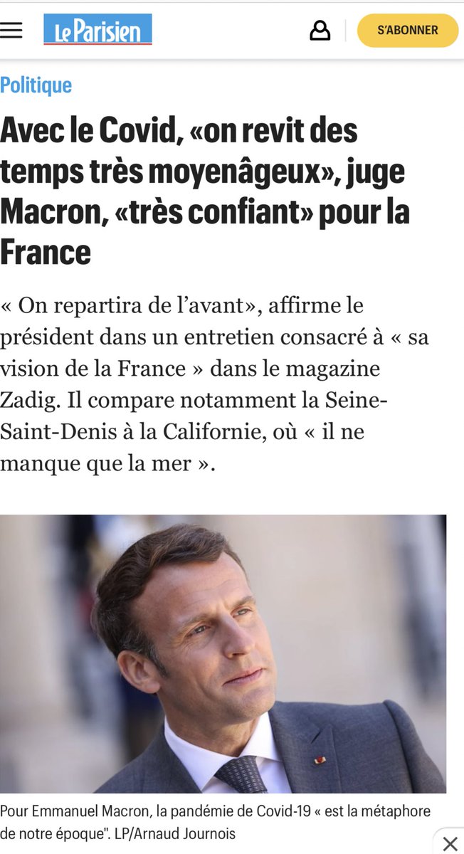 dr_l_alexandre's tweet image. C’EST GROTESQUE 

@EmmanuelMacron compare le 93 à la Californie 

On voit qu’il n’est jamais allé dans le 93

La démagogie politique est sans limite 

@J_Bardella