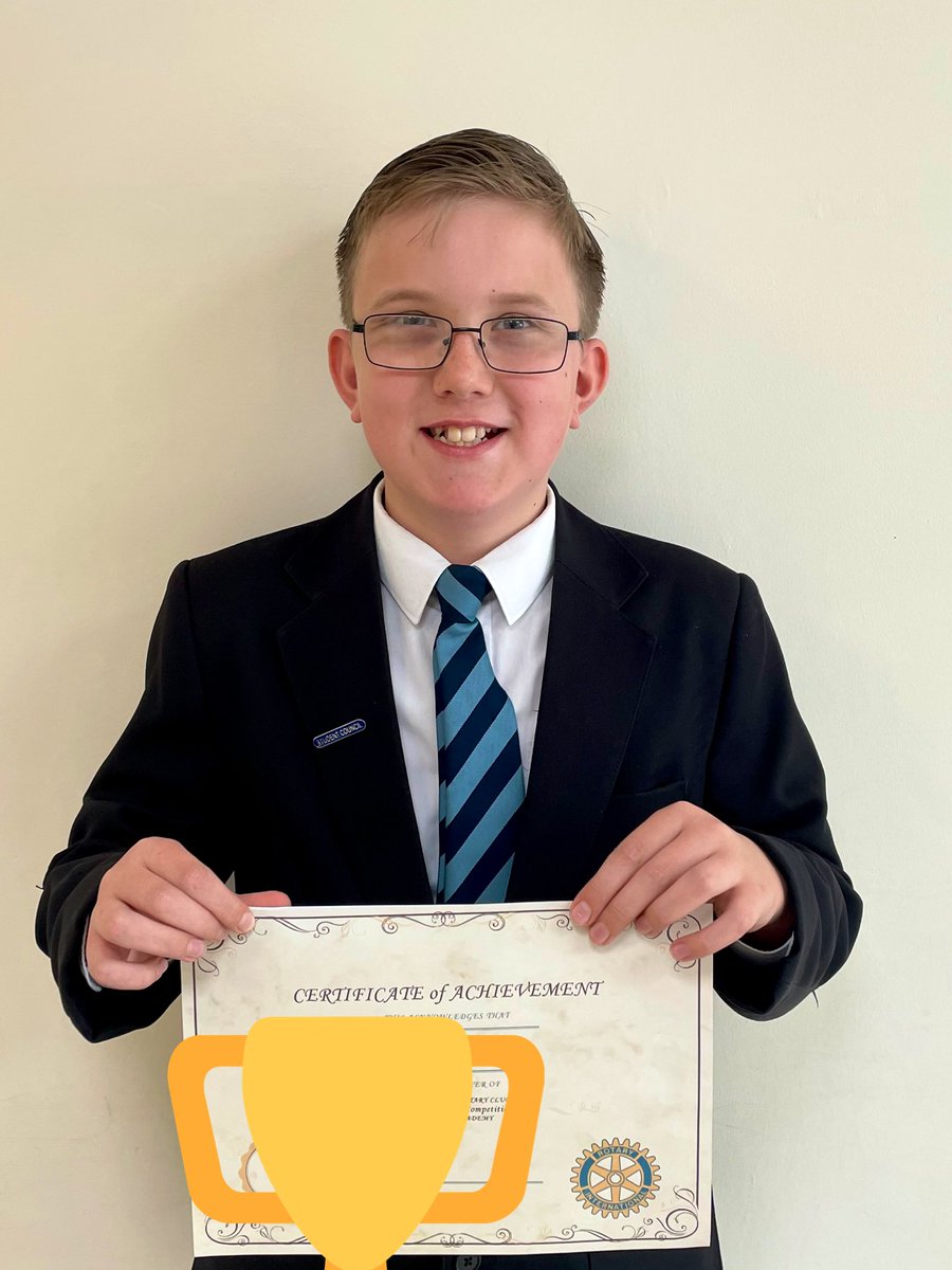 glen_allott's tweet photo. Well done to Toby in Year 7. Winner of the @WaylandAcad and @Rotary Young Environmentalist Competition 🏆 https://t.co/L5Xq0aJbzA