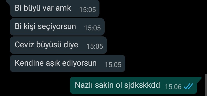 Şeytanın arka bacakları = Nazlı