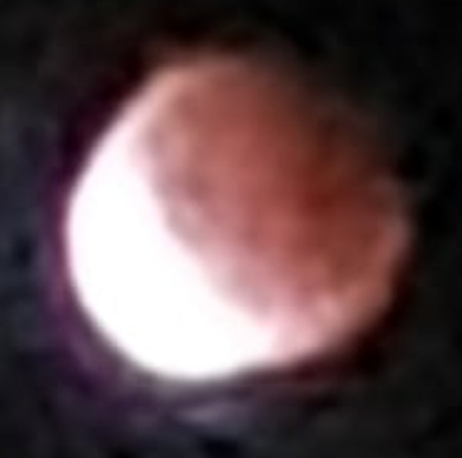 alphahub's tweet photo. #BloodMoon or #cocopop on a bench?!? https://t.co/2ZaPuyoUfv