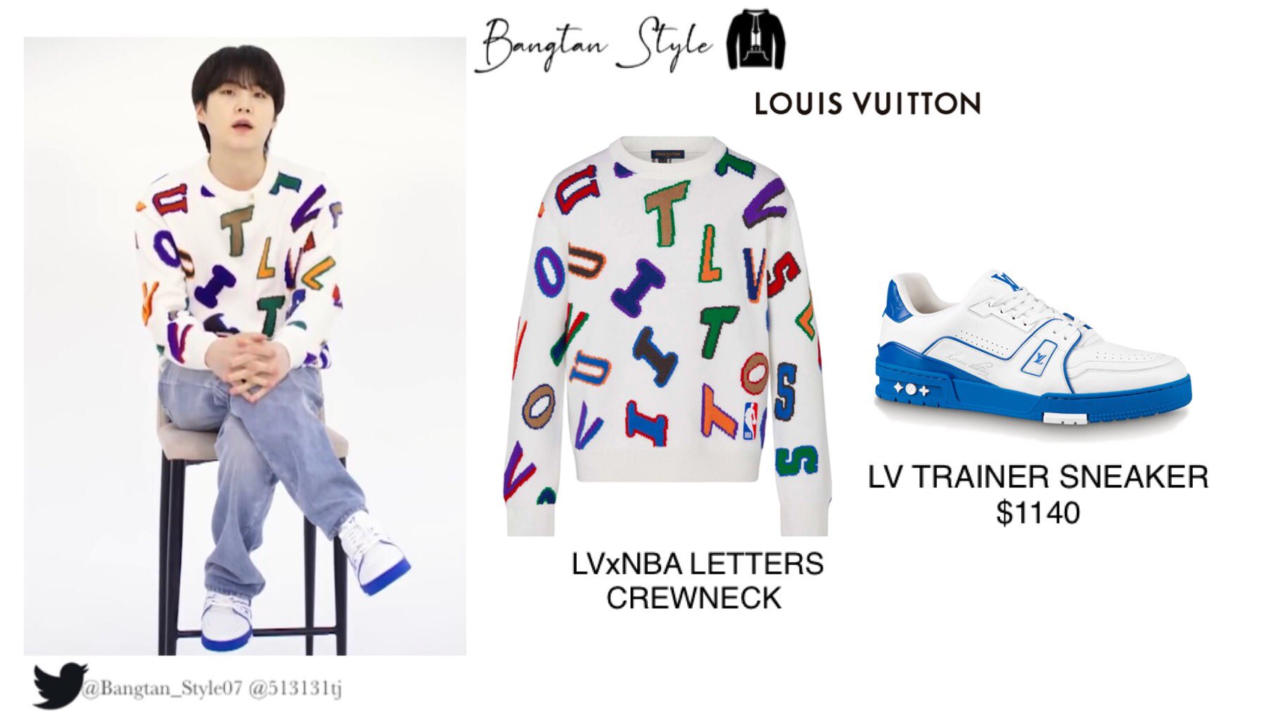 Louis Vuitton on X: #Jin in #LouisVuitton. The @bts_twt member