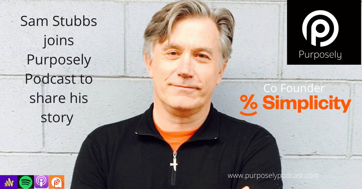 A big thank you to Sam Stubbs <a href="/SimplicityNz/">Simplicity NZ</a>  who recently joined me on Purposely Podcast to share his founder story.

A reformed investment banker and stockbroker his career also spans politics, philosophy &amp; technology. His mission is to make the finance industry a force for good