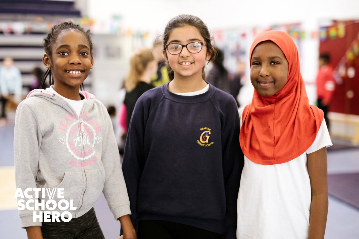 Children's physical activity has been linked to greater academic success and better emotional regulation skills 👏 #ActiveSchoolHero 

Celebrate primary school staff across England helping children to be more active today: activeschoolhero.com/nominate