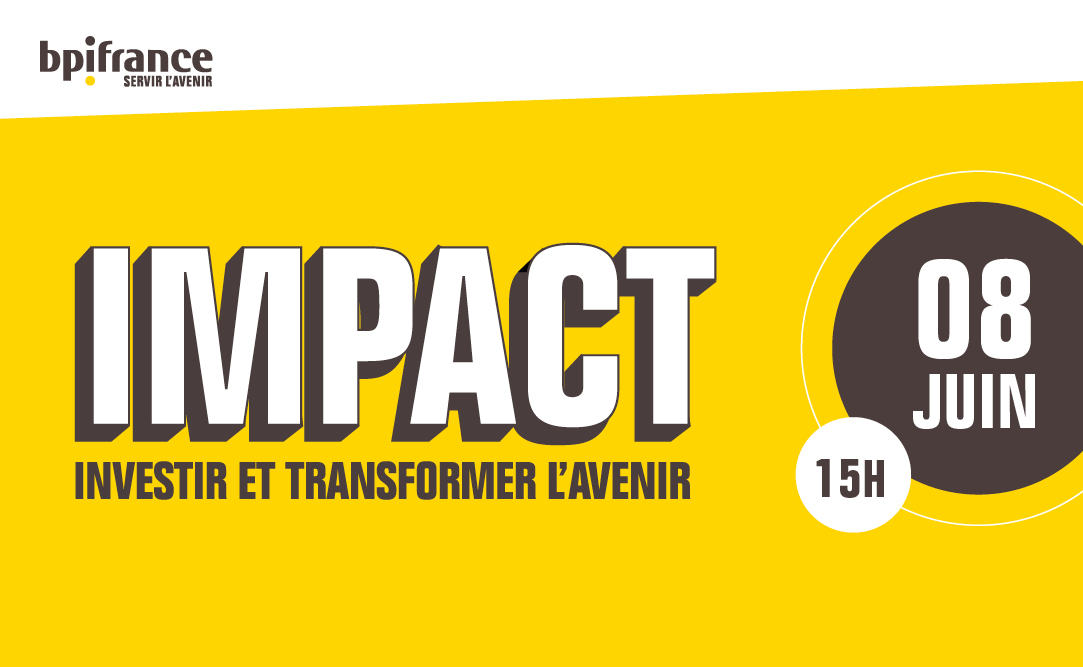 Le 8 juin, de 15h à 17h, <a href="/Bpifrance/">Bpifrance</a> met à l'honneur l'impact et donne la parole à des dirigeants d'entreprise et des investisseurs de fonds d'impact. 

Événement 100% en ligne, inscription :
evenements.bpifrance.fr/impact-investi…
#impactinvesting #impact #finance