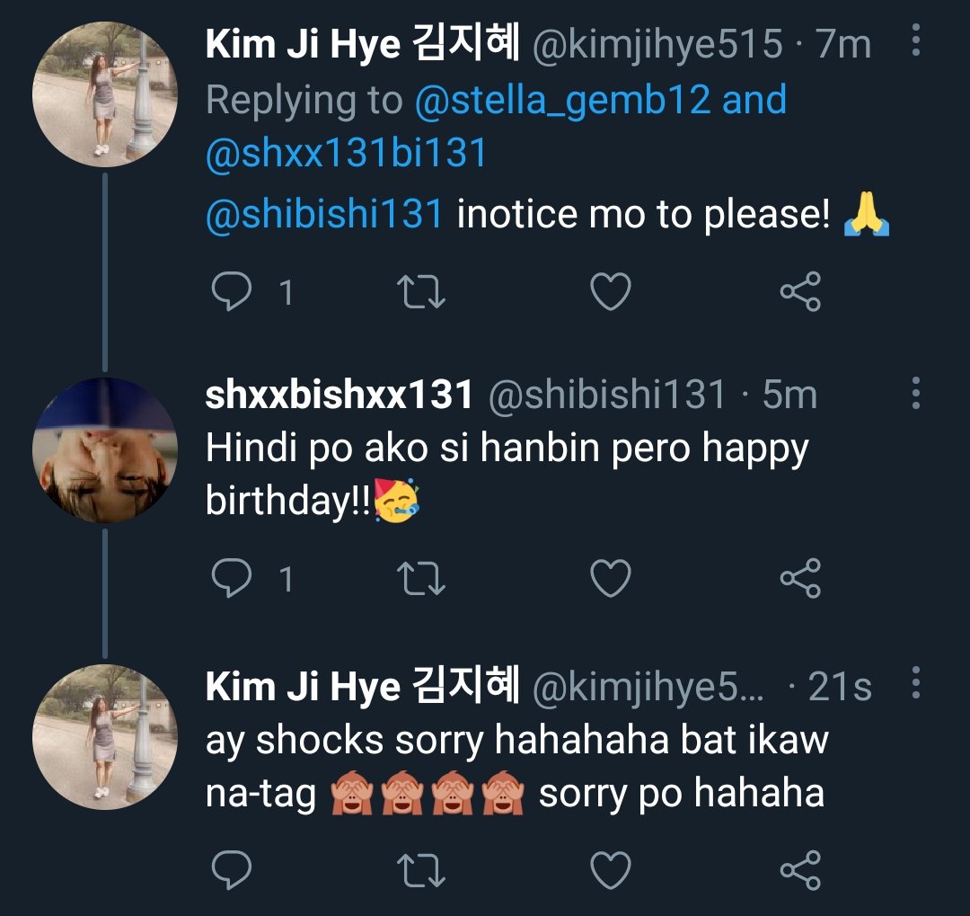 kimjihye515's tweet photo. Si @shxx131bi131 talaga gusto ko i-tag pero si @shibishi131 na-tag ko. 🙈 OmG nakakahiya sorry po hahaha

pero @stella_gemb12 at least na-notice tayo, hinappy birthday ka pa 🤣 #WrongTag #EpicFail https://t.co/LtOCorubP8