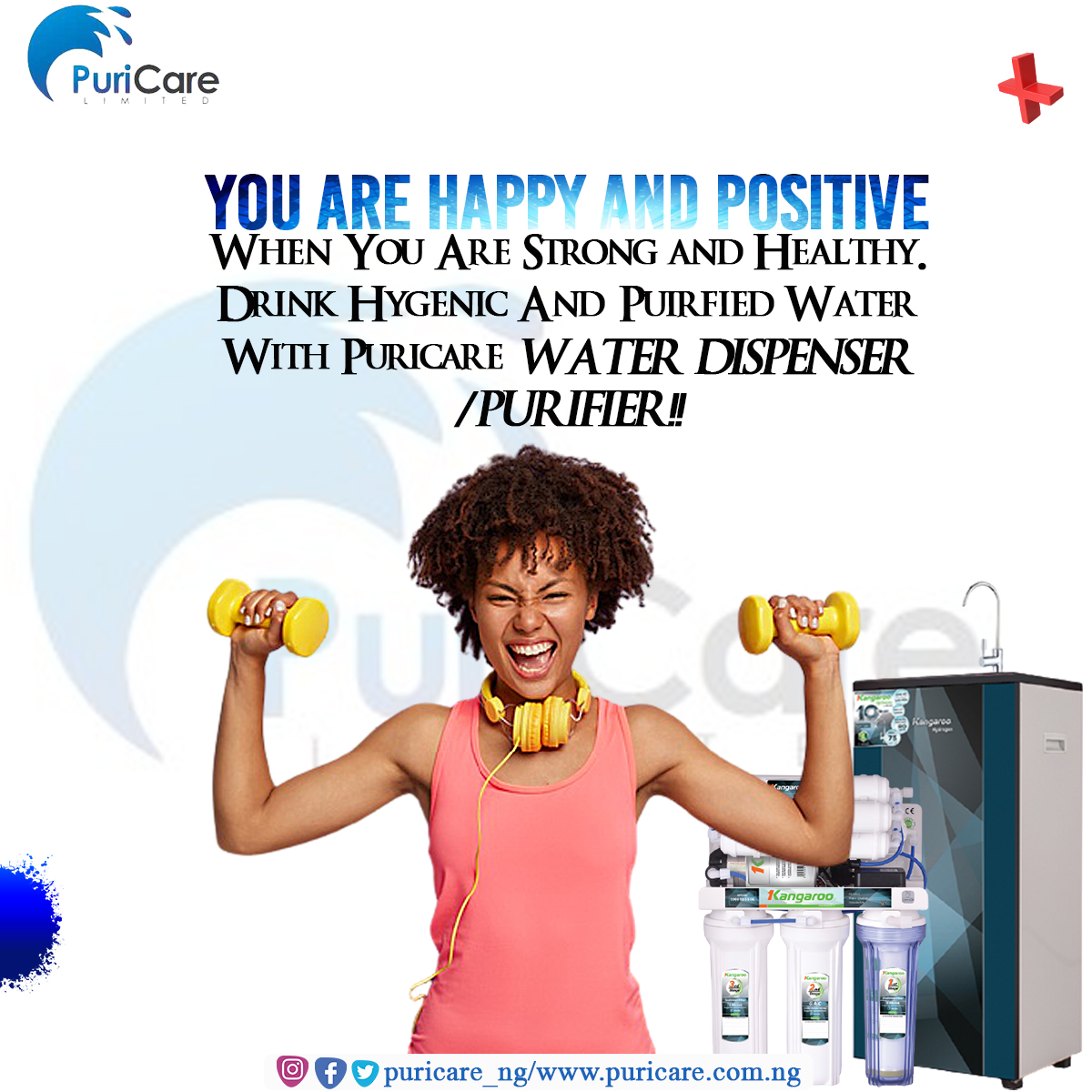 Puricare_ng's tweet photo. Healthy living produces a happy and positive life!!
..
Drink clean and hygienic water with @puricare_ng water dispenser/purifiers.

👉🏽Dm to buy today!!
👉🏽Product available nationwide!!

#N200 #Chukwueze https://t.co/6ApaoIK6iQ