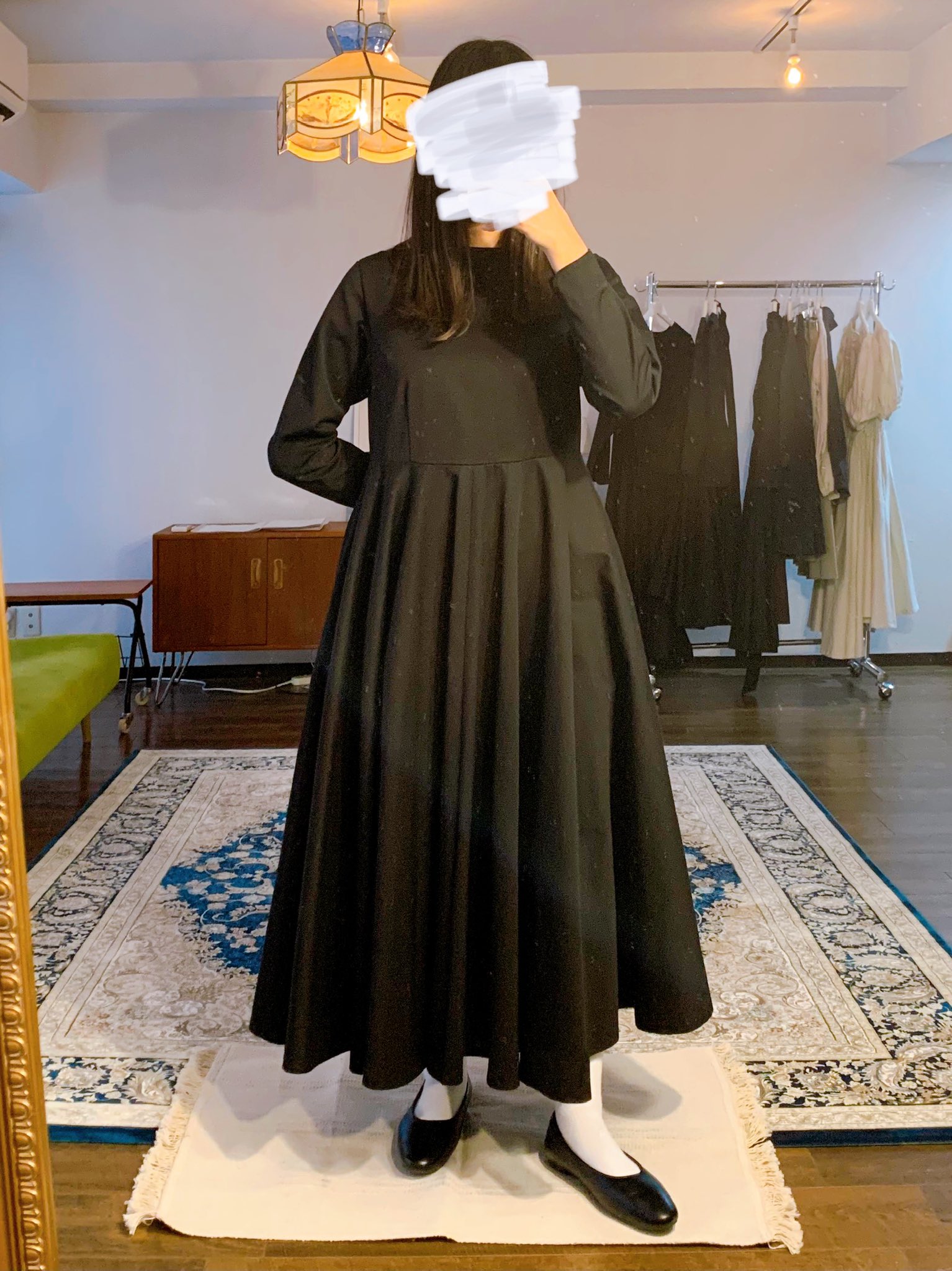 Y N The Dress 10 ランデブーワンピース M 161cm 骨格ウェーブ 布 布 布 重い 歩きづらい でもそんなことなんか気にならないぐらいのぎゅんかわ具合 丈はlが好みだけど ウエスト部分がかなり太くみえちゃう 1枚で着たりベルトし