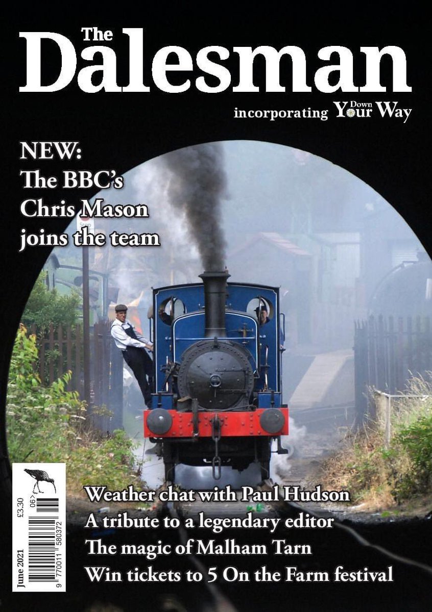 The_Dalesman's tweet image. June’s edition is out and we’ve another feast of #Yorkshire courtesy of new columnist @ChrisMasonBBC and your favourites @AmandaOwen8 @RobertEFuller @YorkshireProse @MyFaveBench @MrsSimkinsCooks @IMcMillan @paulinribb 

Subscriptions:
☎️  01756 701033
💻  dalesman.co.uk/subscribe/