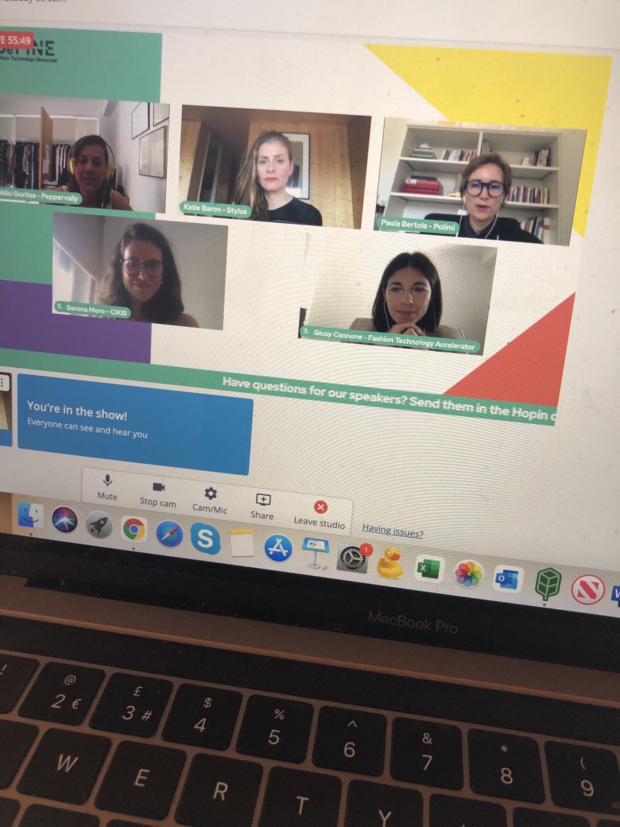 katiebarontweet's tweet photo. Huge thanks to @definenetworkeu for inviting me to discuss the massive, critical of topic of aligning of #fashiontech + #sustainability alongside the exceptional Paola Bertola (@polimi) @GiusyCannone Serena Moro (#cikis) & Aliki Goritsa (#peppervally) https://t.co/ryhlhI5F2y