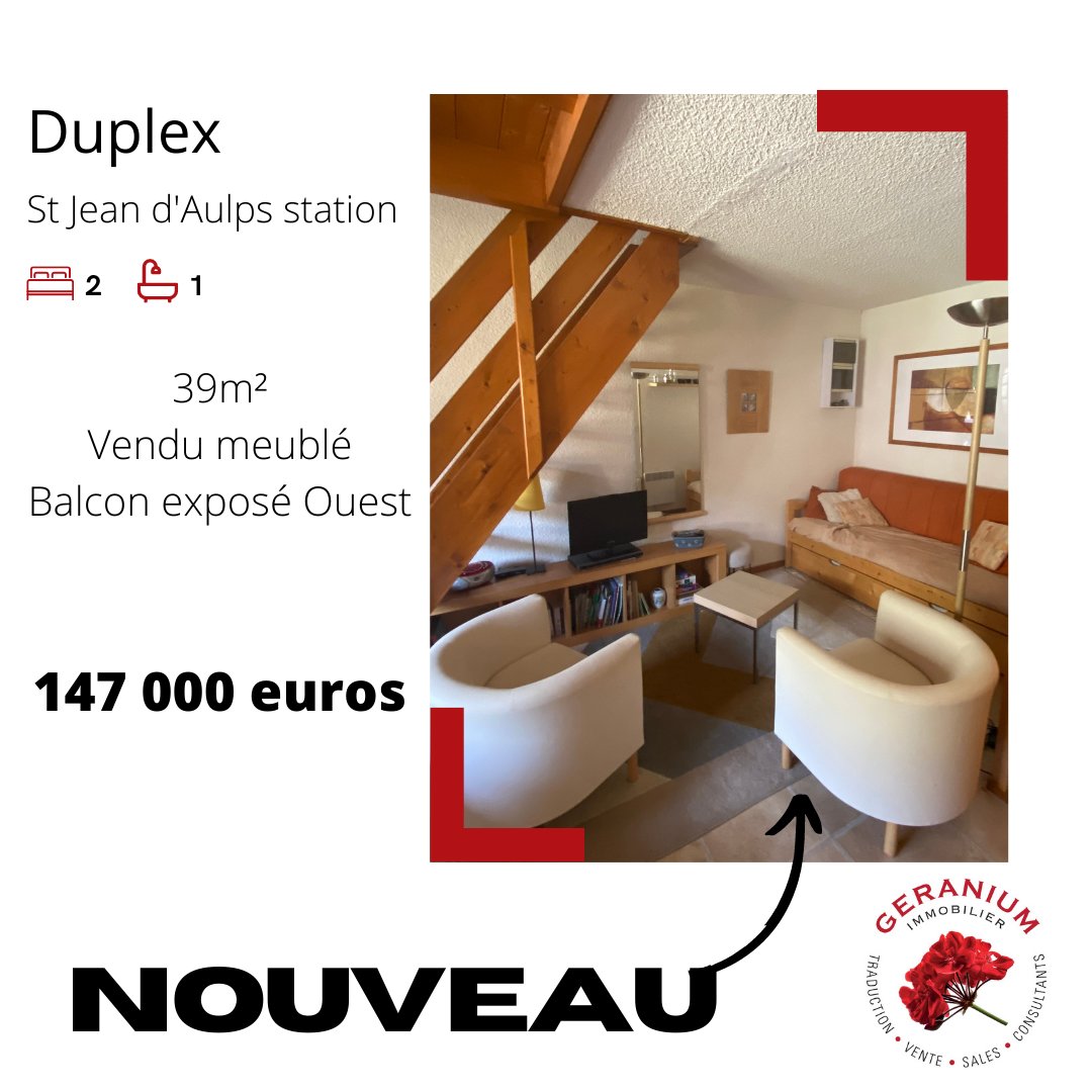 geranium74's tweet image. Nouveau 147 000 euros - Appartement en Duplex Saint Jean d'Aulps Station de Ski
New listing 2 bed duplex apartment, Saint Jean d'Aulps ski resort. #stjeandaulps #stjeandaulpsproperty #skiproperty #alpineproperty #lovemorzine #lovestjeandaulps