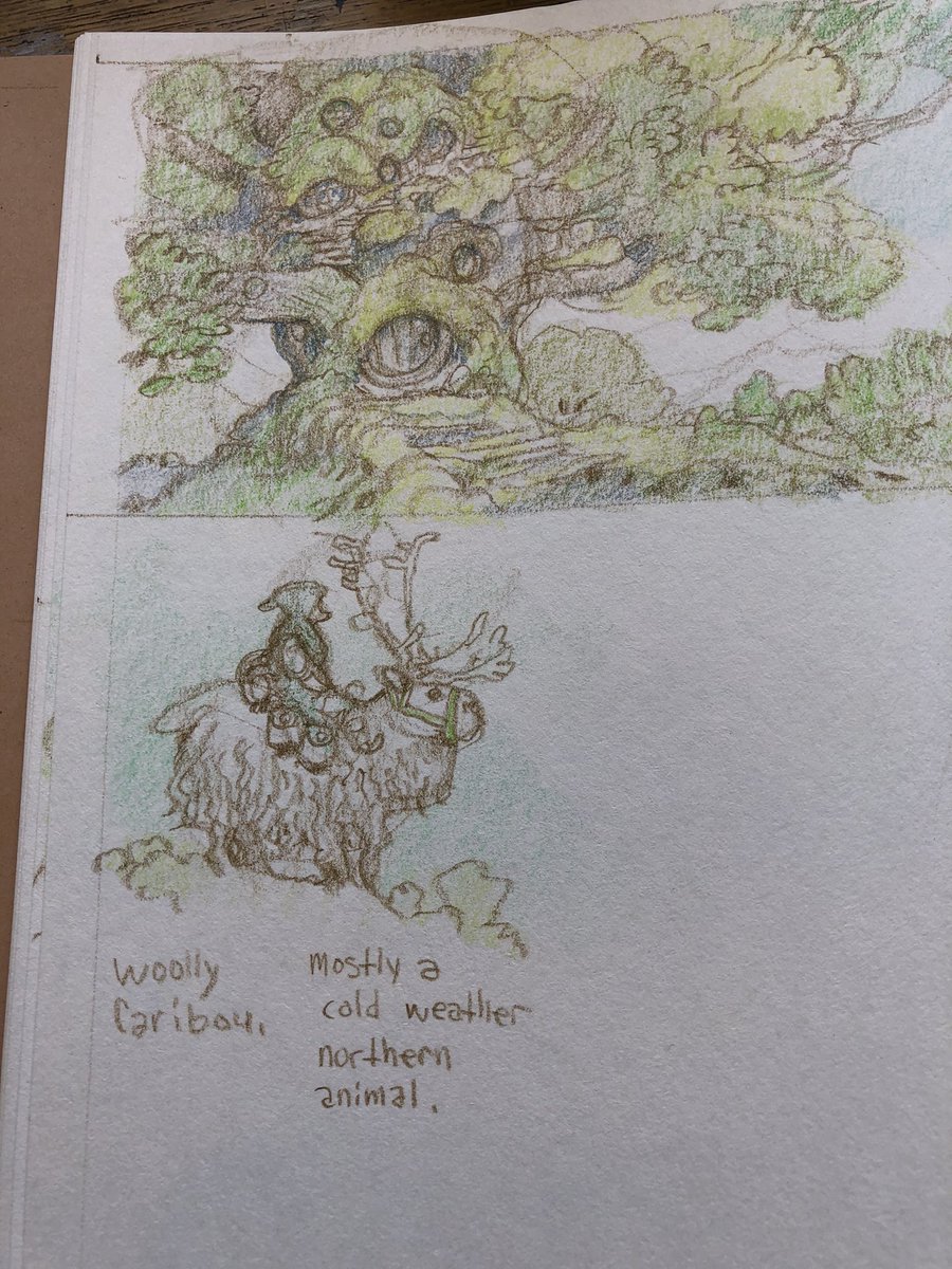Some recent sketchbook stuff. Working out some ideas for book 2. More soon.   #gwelf #sketchbook 