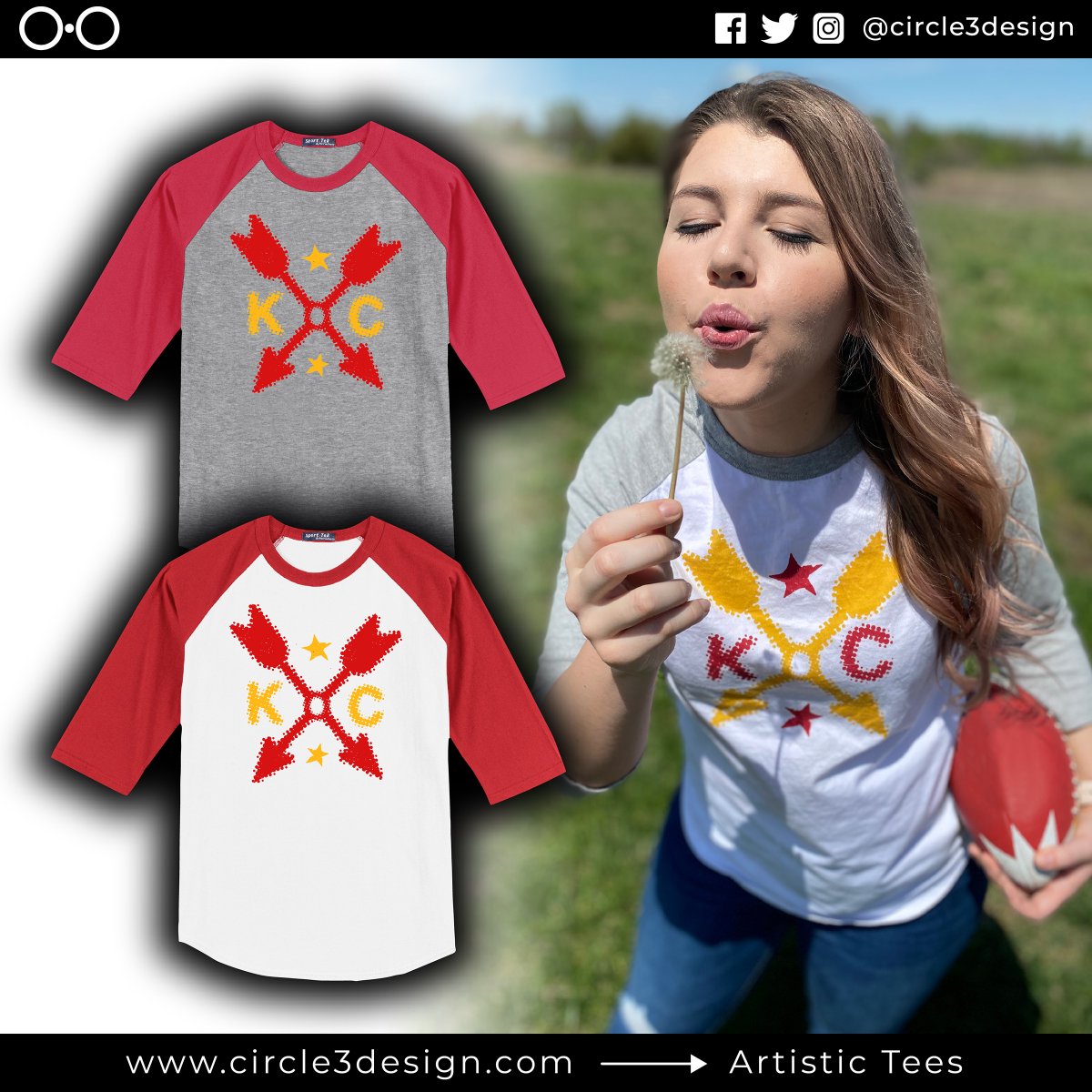 circle3design's tweet photo. Hey @Chiefs fans, check out this great 3/4 sleeve tee! It's SO SOFT, and great for any fall tailgate. Get yours here! @GalleryMC @Royals @KCStar #kcchiefs #kansascity #ChiefsKingdom #kc #kcarrows #redandgold #chiefs #tshirt #raglantee #softshirt
https://t.co/FV1DTFjE0H https://t.co/rTgcVh1xtT
