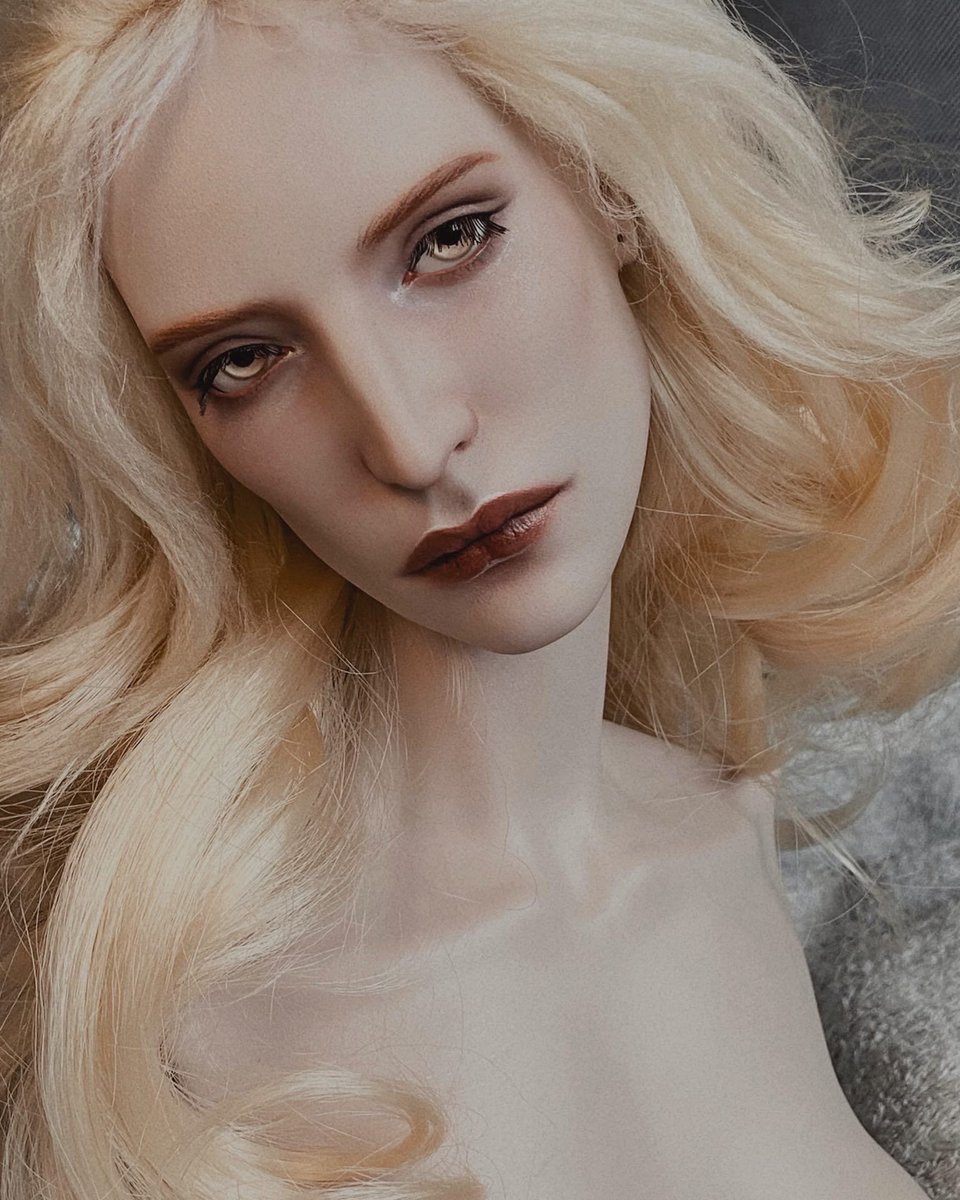 Faceup 🦀 
#Doll #bjd #ooak