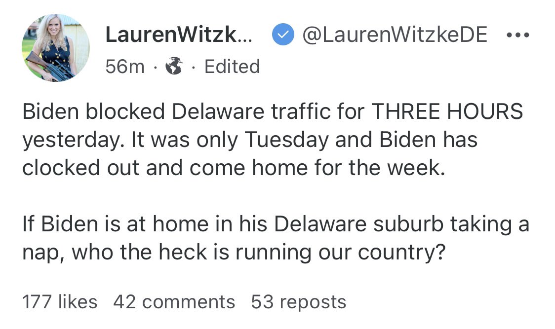 patriottakes's tweet photo. He went to Delaware to pay his respects to the family of a former Senate aide who died due to complications with Leukemia. Norma Long worked in his Senate office for over 30 years. https://t.co/2nEMsJvw7I