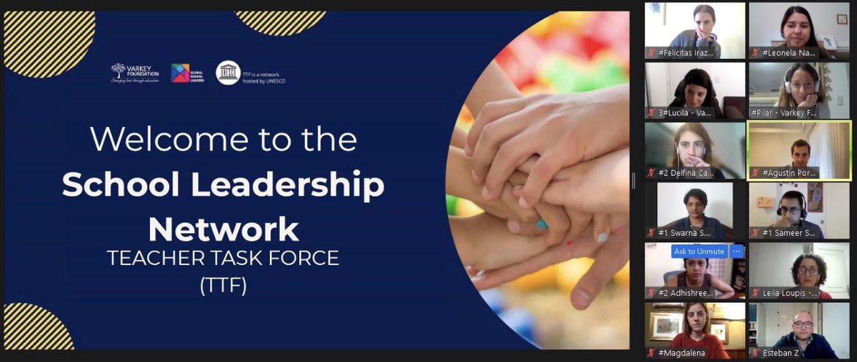 ¡Estamos muy contentos de lanzar el primer grupo temático sobre #liderazgo escolar de la red Teacher Task Force de <a href="/UNESCO_es/">UNESCO en español 🏛️#Educación #Ciencia #Cultura</a> con <a href="/gschoolleaders/">GlobalSchoolLeaders</a> y <a href="/TeachersFor2030/">Teacher Task Force</a>! Hoy invitamos a más de 155 #líderes escolares de 43 países y 5 continentes para compartir y aprender juntos.