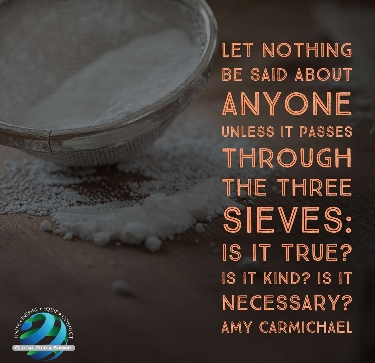 GMediaSummit's tweet photo. Three sieves
https://t.co/oIPA2kXHqZ
#globalmediasummit https://t.co/7G4jVKUm2h