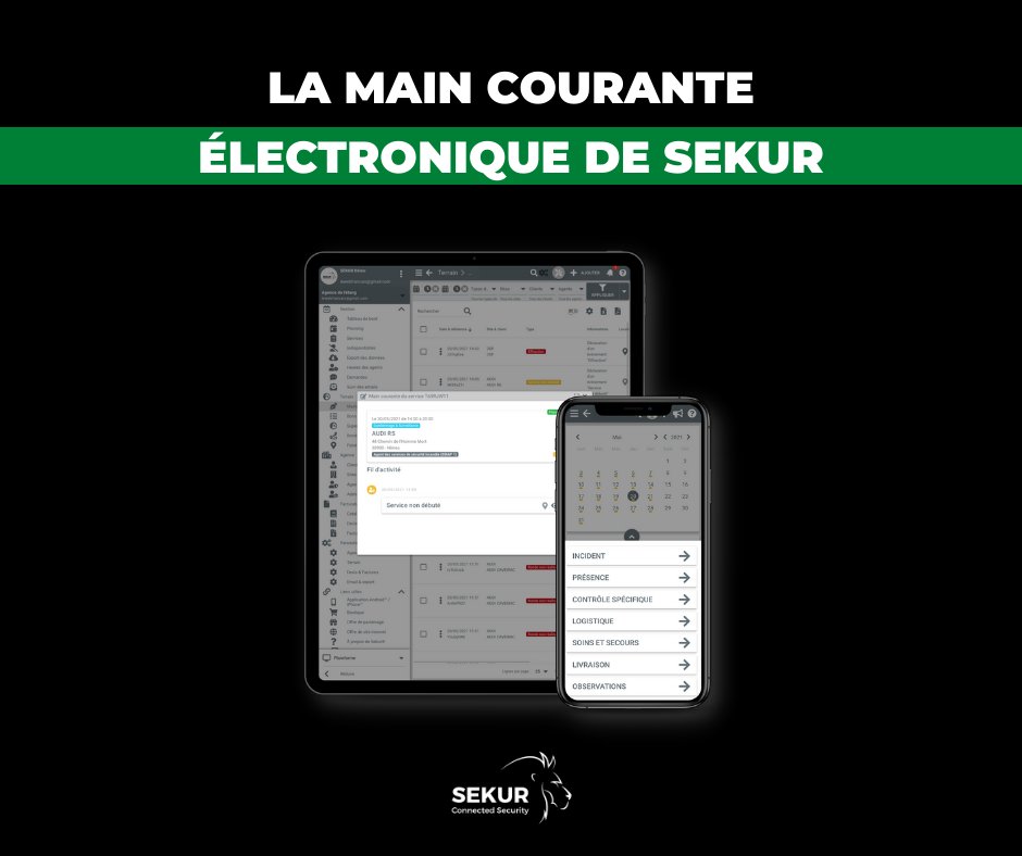 sekur33's tweet photo. 👉Fini les heures passées à faire de la paperasse, avec SEKUR, la main courante devient électronique et rapide d’accès !
✅Réservez votre démonstration gratuite directement par téléphone ou sur notre site internet.

#sécurité #privée #logiciel #agent #service #innovation #gestion https://t.co/Wu830iFhmW